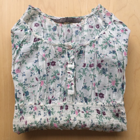 ZARA | Floral Top Size XS - Picture 3 of 3
